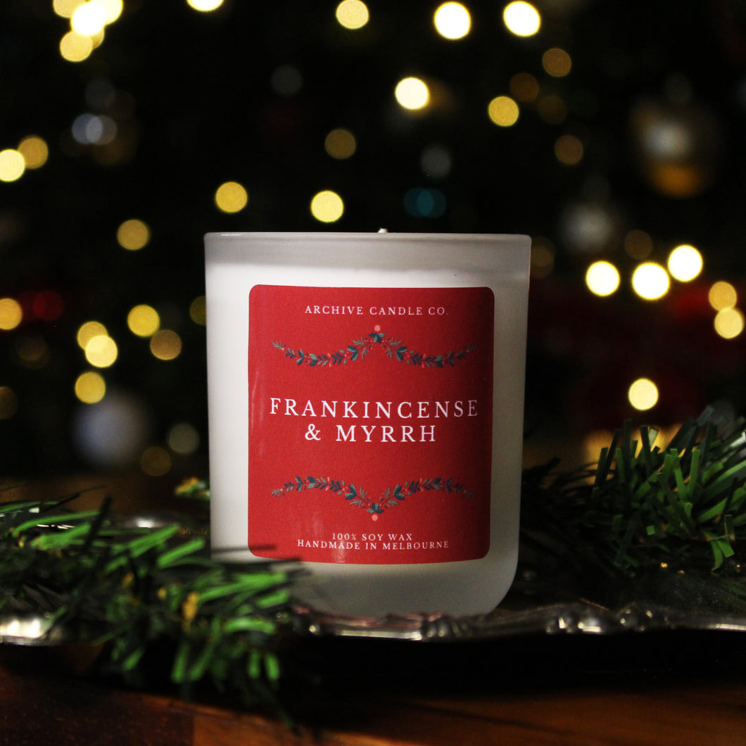 Frankincense & Myrrh Single Wick Candle