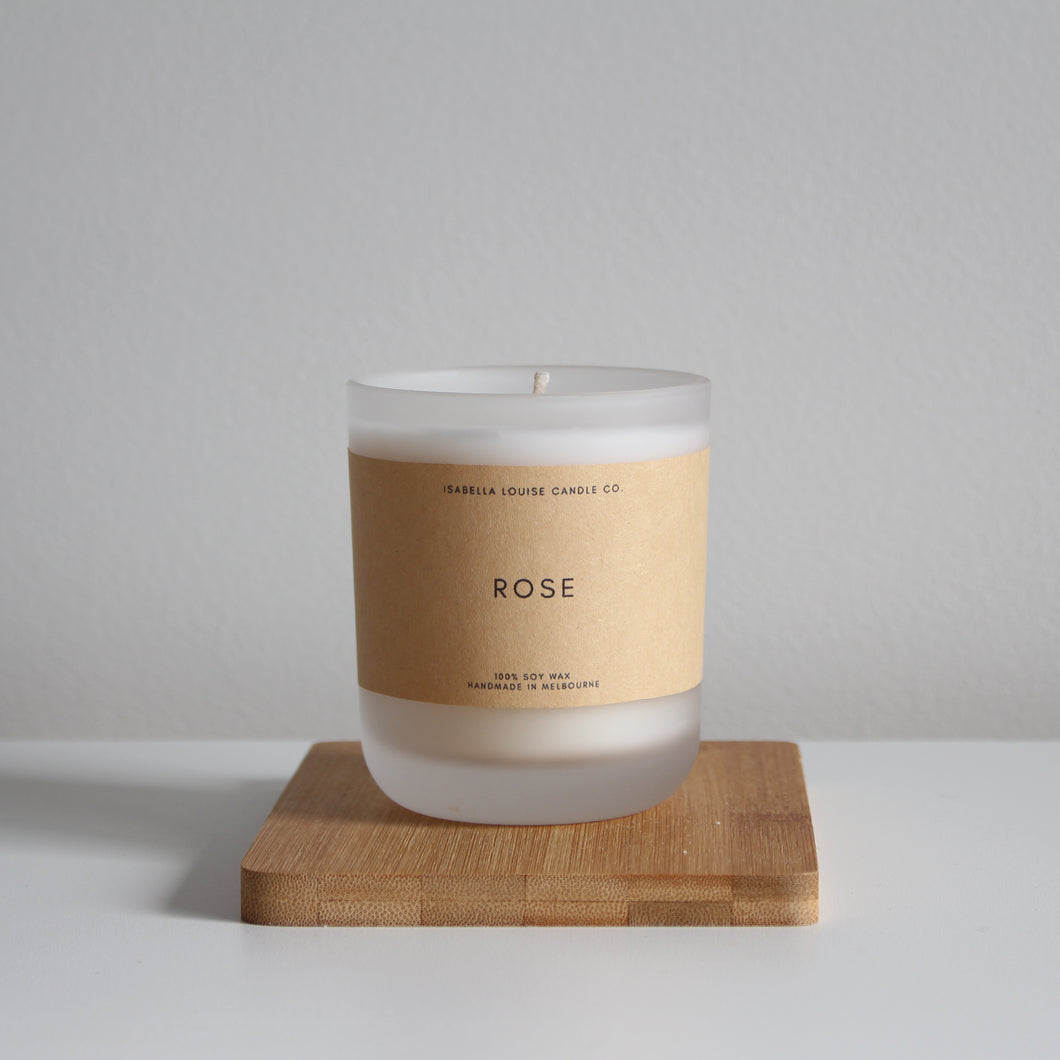 Rose Single Wick Candle