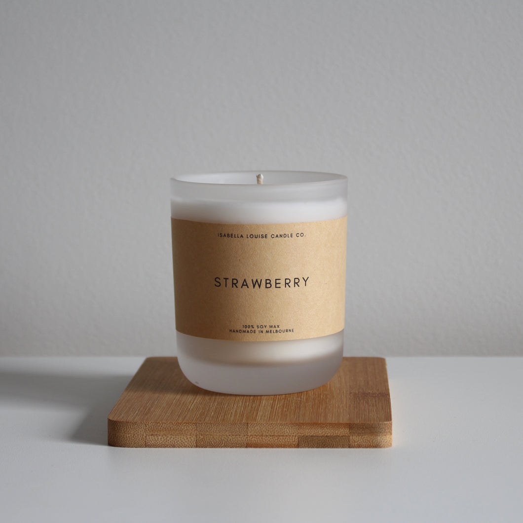 Strawberry Single Wick Candle